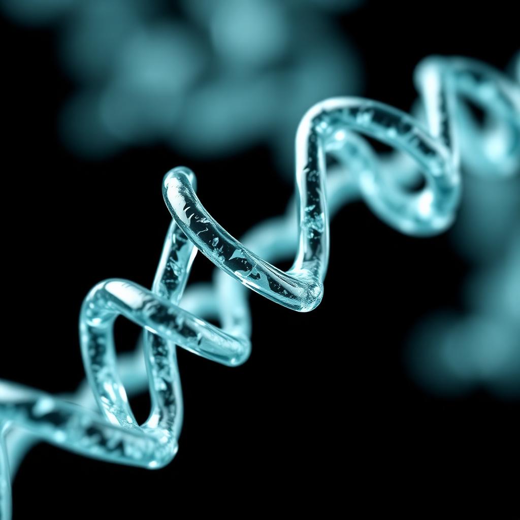 Macro view of peptide molecular structure